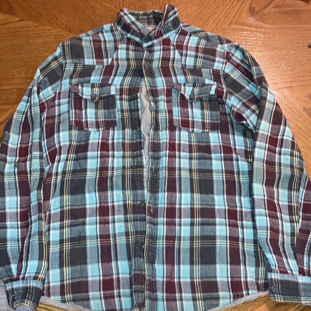 Plaid unionbay long sleeve button up